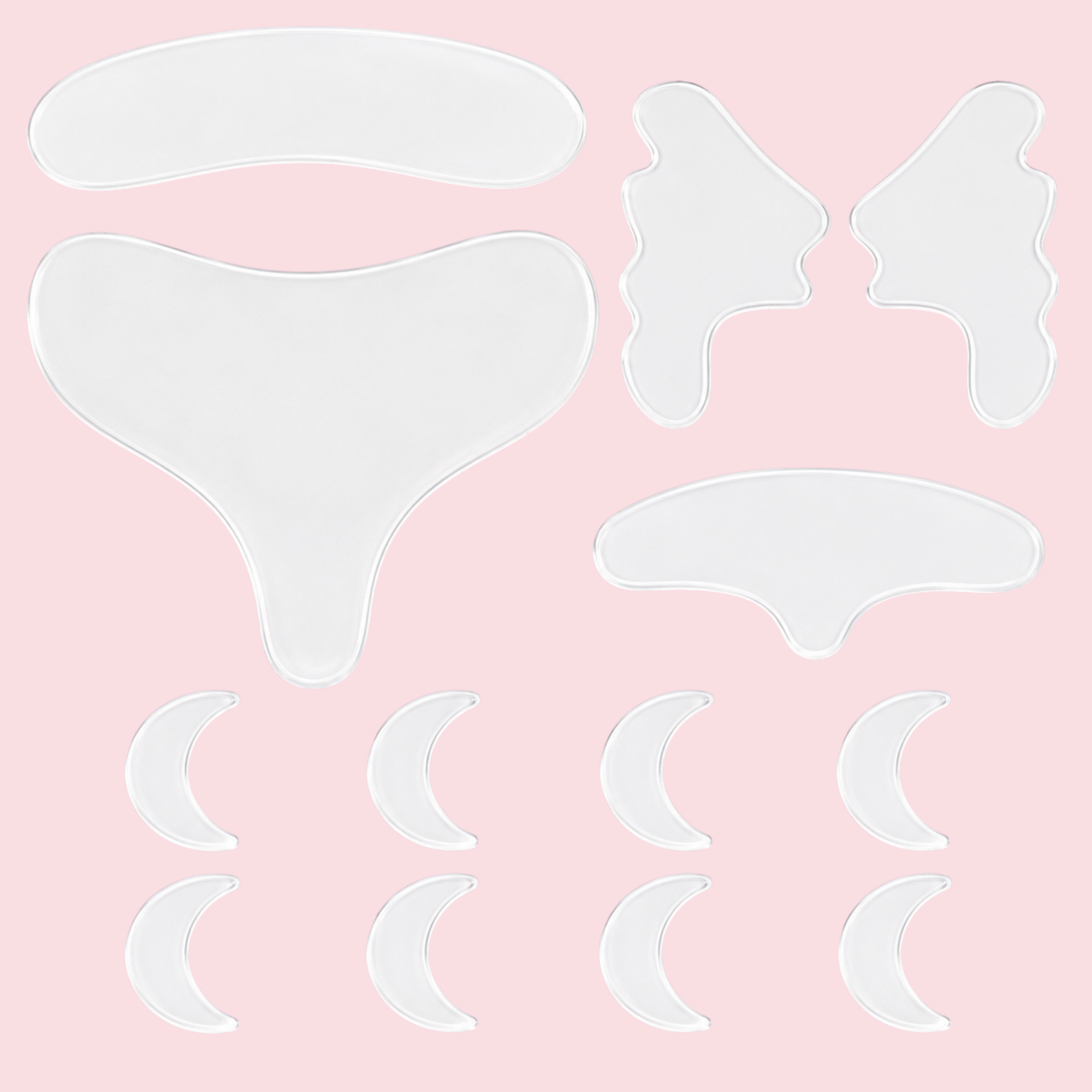 Reusable Anti-Wrinkle Silicone Patches